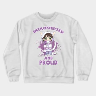 Funny Introvert Tshirt for Anime Chicks and geeks Tee Crewneck Sweatshirt